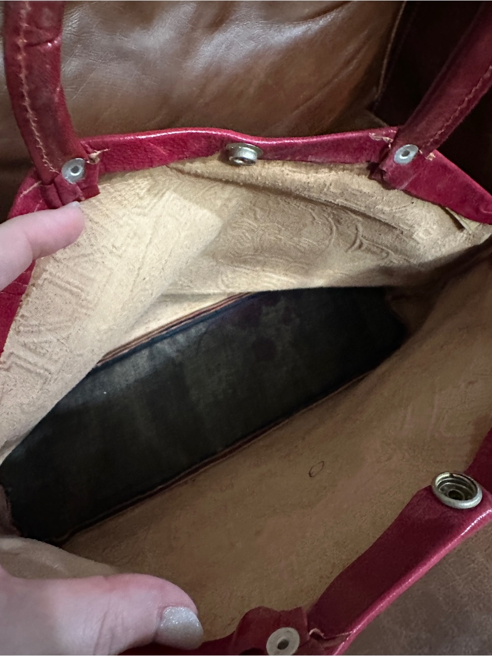 Oklahoma Sooners Leather Bag/Purse - Picture 6 of 7